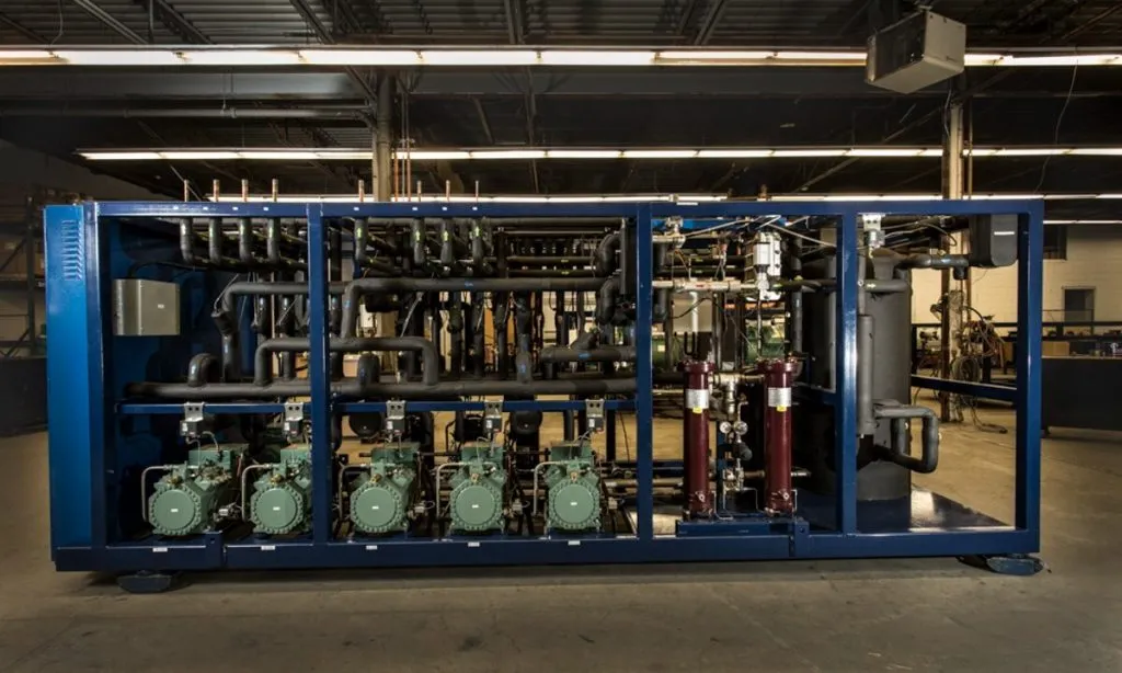 Evapco LMP’s Purity transcritical CO2 rack.