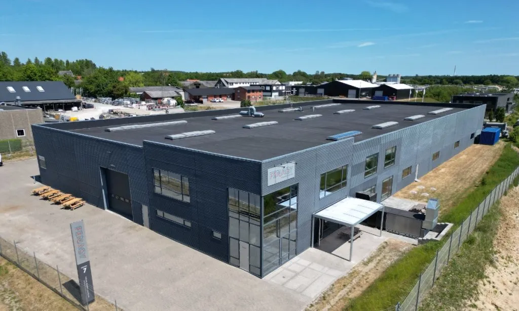 Fenagy’s new 2,500m2 headquarters and production facility is located in Lystrup, Denmark.