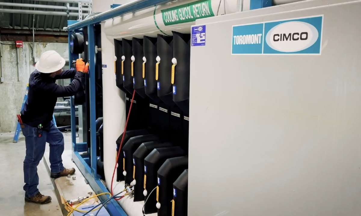 The Santander Arena’s new transcritical CO2 system was installed in August 2022. (Source: CIMCO)