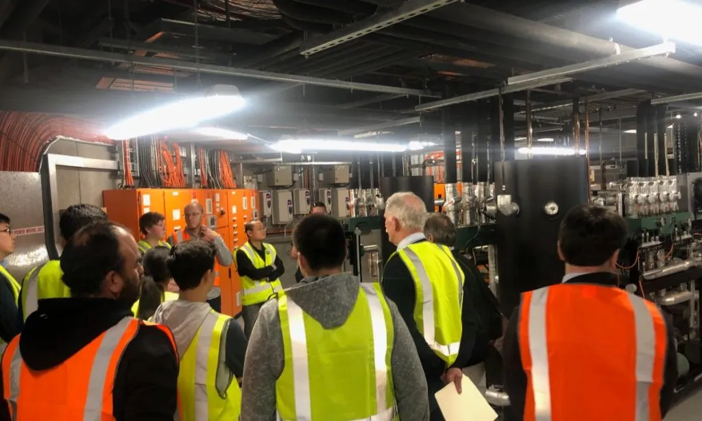 A tour of a Woolworths store’s transcritical CO2 plant room on World Refrigeration Day in 2019
