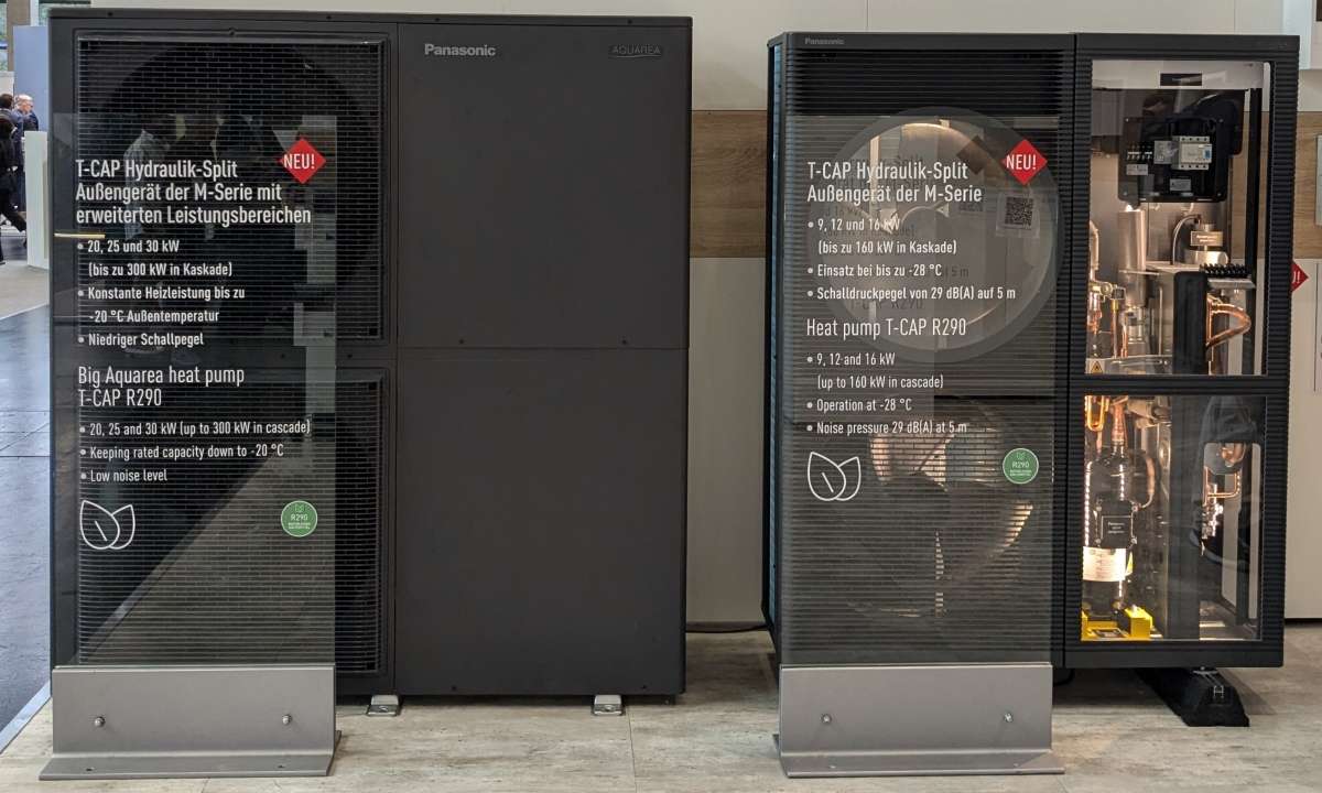 Panasonic displayed its new Big Aquarea R290 heat pump at Chillventa 2024.
