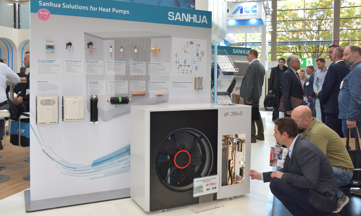 Sanhua will bring components for heat pumps to Chillventa 2024