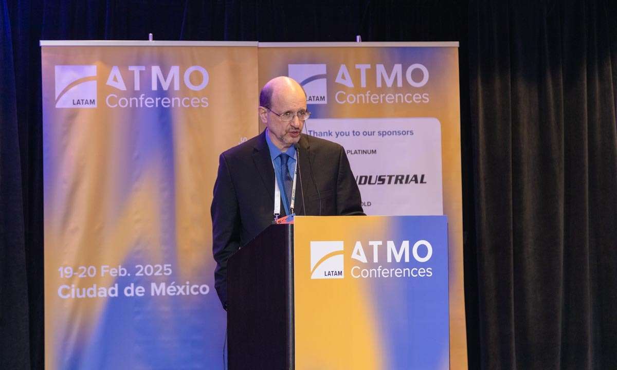 Michael Garry, Editor-at-Large at NaturalRefrigerants.com, speaking about HFOs and TFA at ATMO LATAM 2025