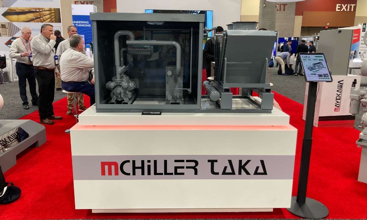A model of the mCHILLER TAKA was showcased at IIAR 2025.