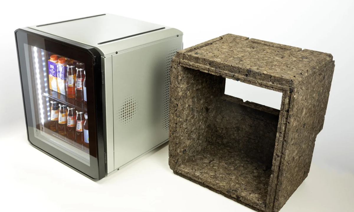 Epta's UNIT counter beverage cooler contains cork-based insulation.