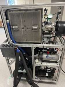 Side view of actual CleanCool Technologies prototype; source: CleanCool Technologies