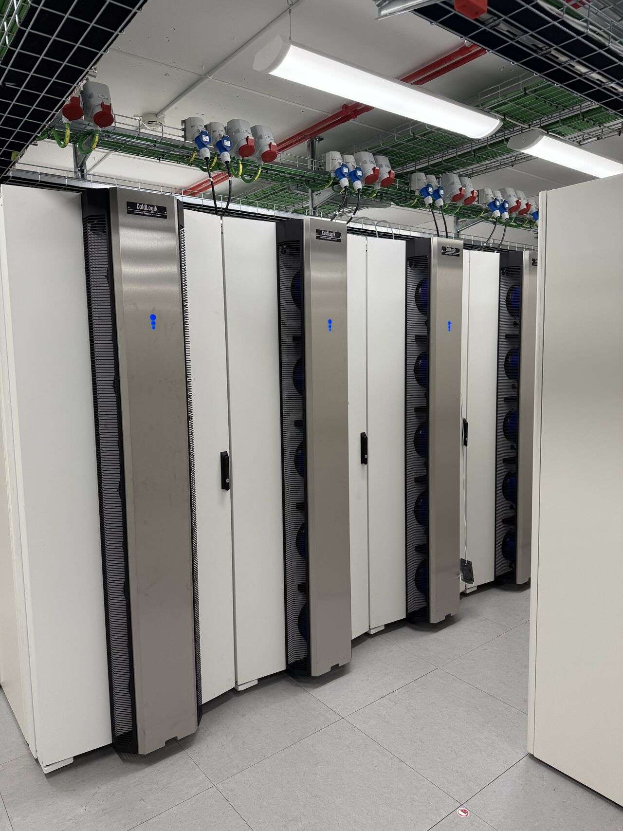 Server racks in DK5. Photo credit: Kolo on LinkedIn