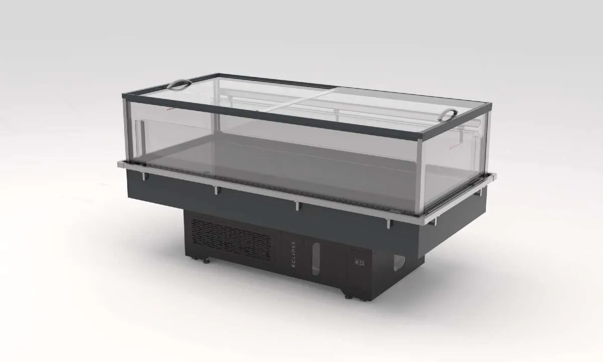 An image of Mangotherm's Eclipse TL cabinet. The refrigerant-free unit uses magnetic caloric to produce refrigeration.