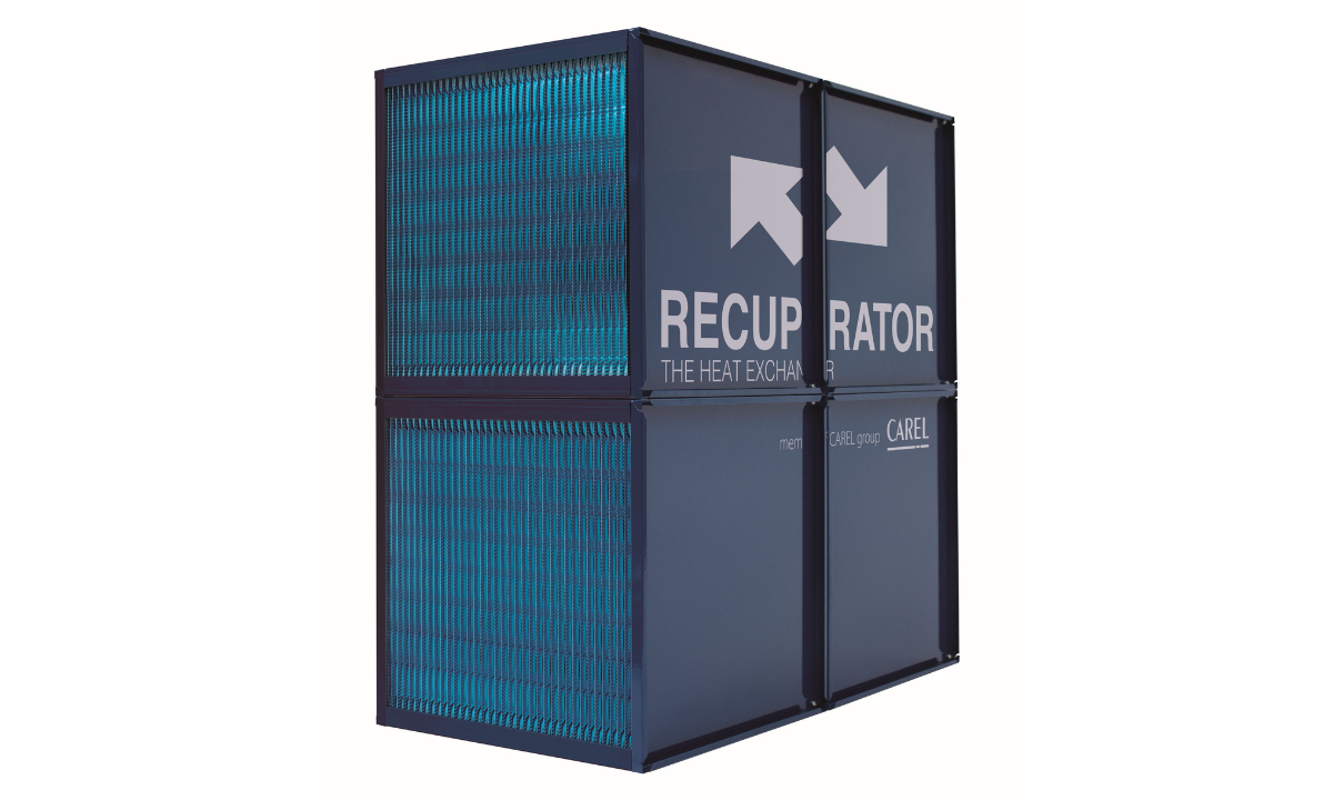 Recuperator's B-Blue heat exchanger. Photo credit: Carel