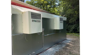 R290 monoblocs installed at the Brattleboro Food Co-op’s Vermont grocery store.