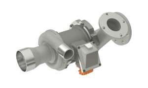 An image of MHI's new electric turbo compressor. Photo Credit MHI-AC&R.